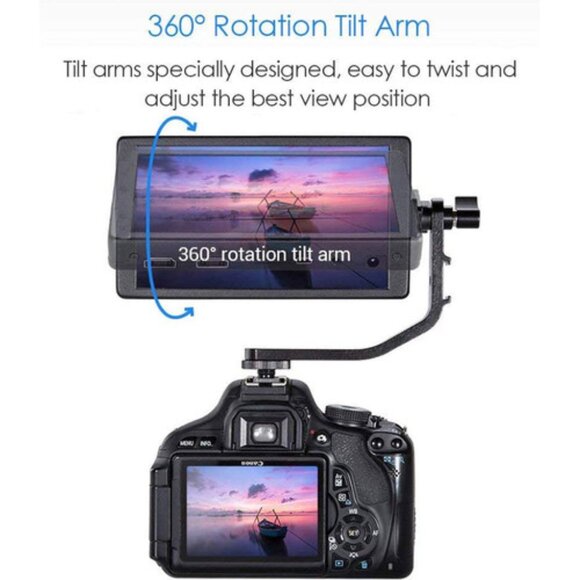 Tilt Arm for 4.5 to 5.7 inch Camera Monitors - Picture 7 of 7